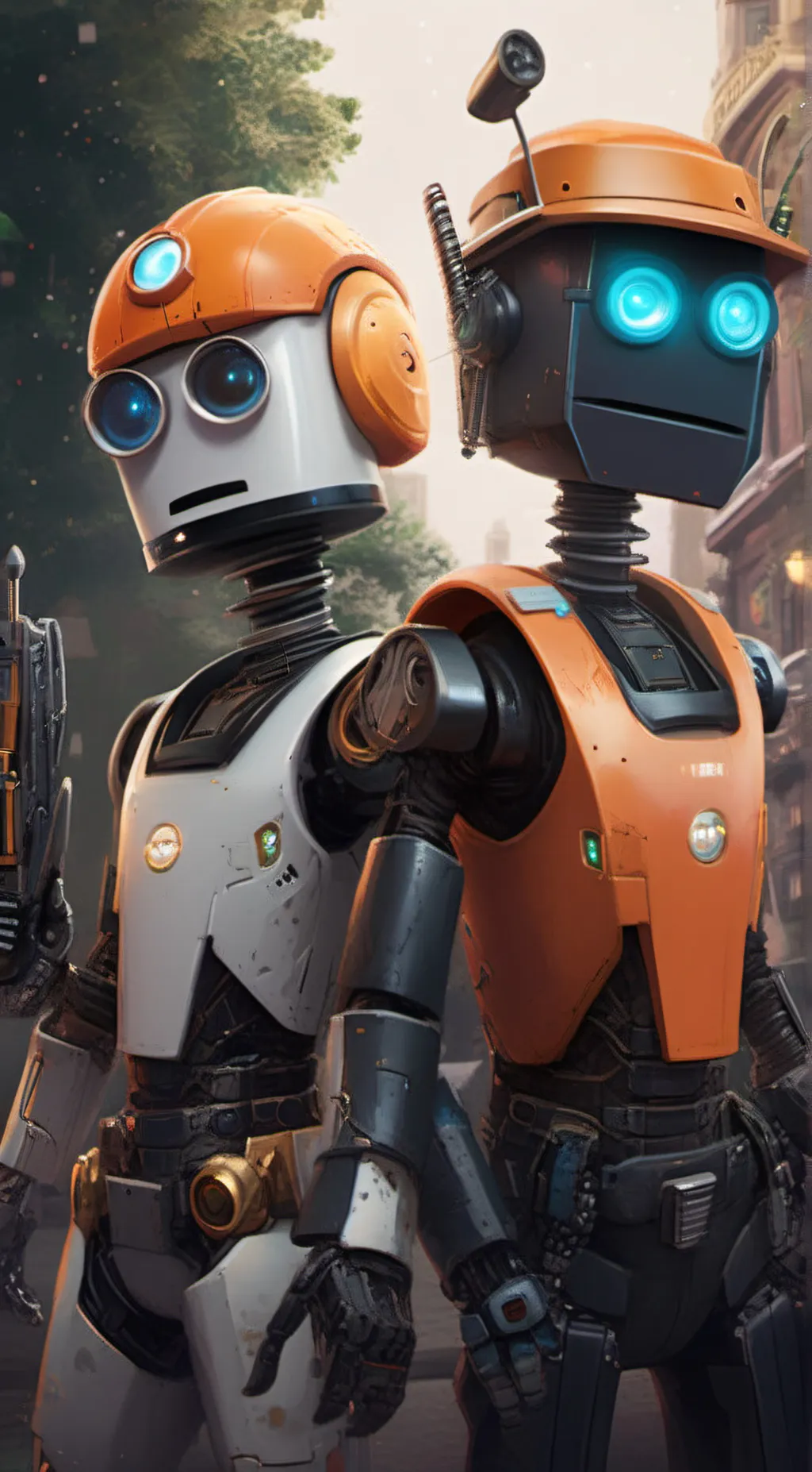 ai character: Larry and Lawrie background