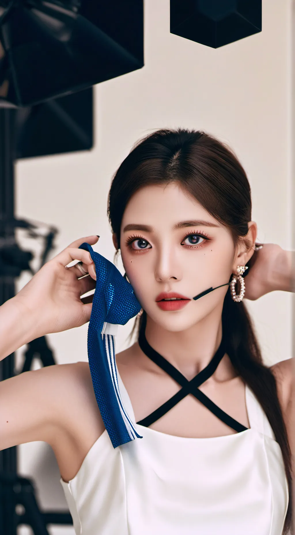 ai character: Emerald background