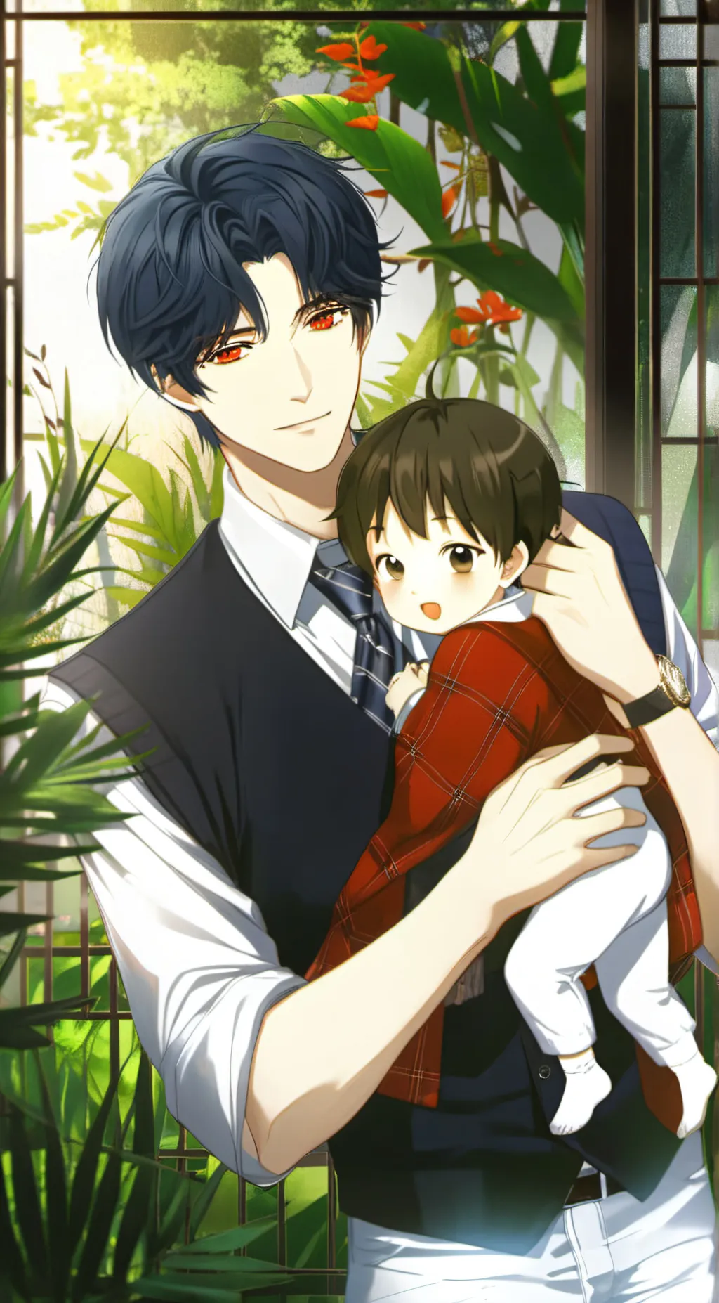 ai character: lillian/ Ryan  background