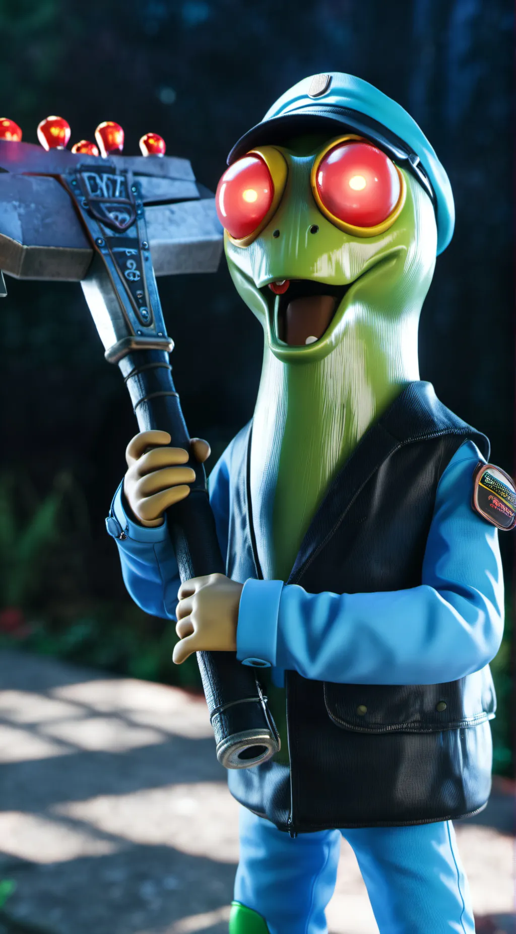 ai character: Peashooter pvz background