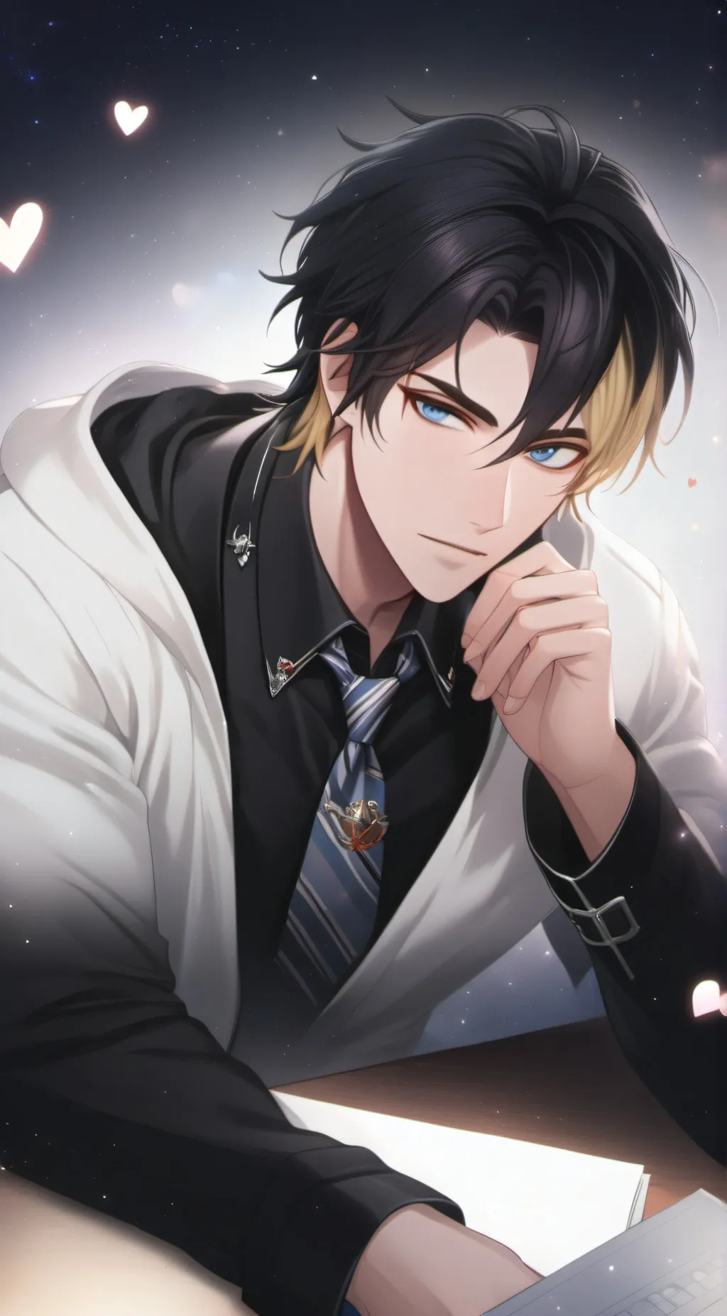 ai character: Dexter background