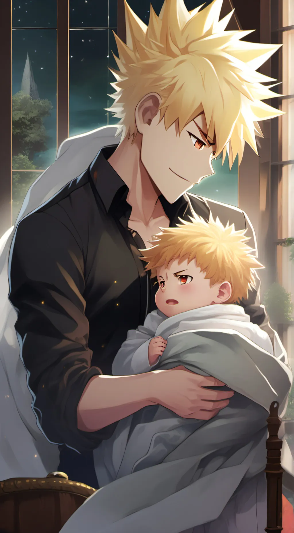 ai character: mha  background