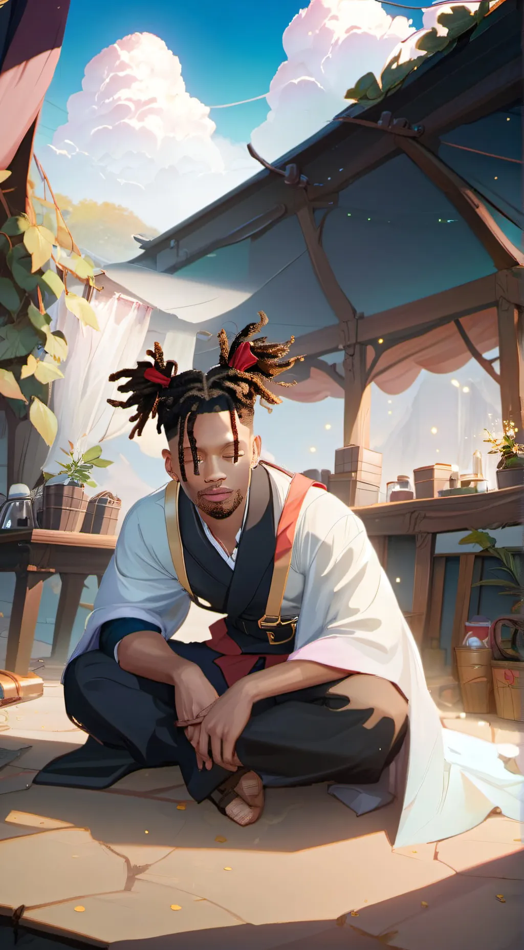 ai character: jaydayoung background