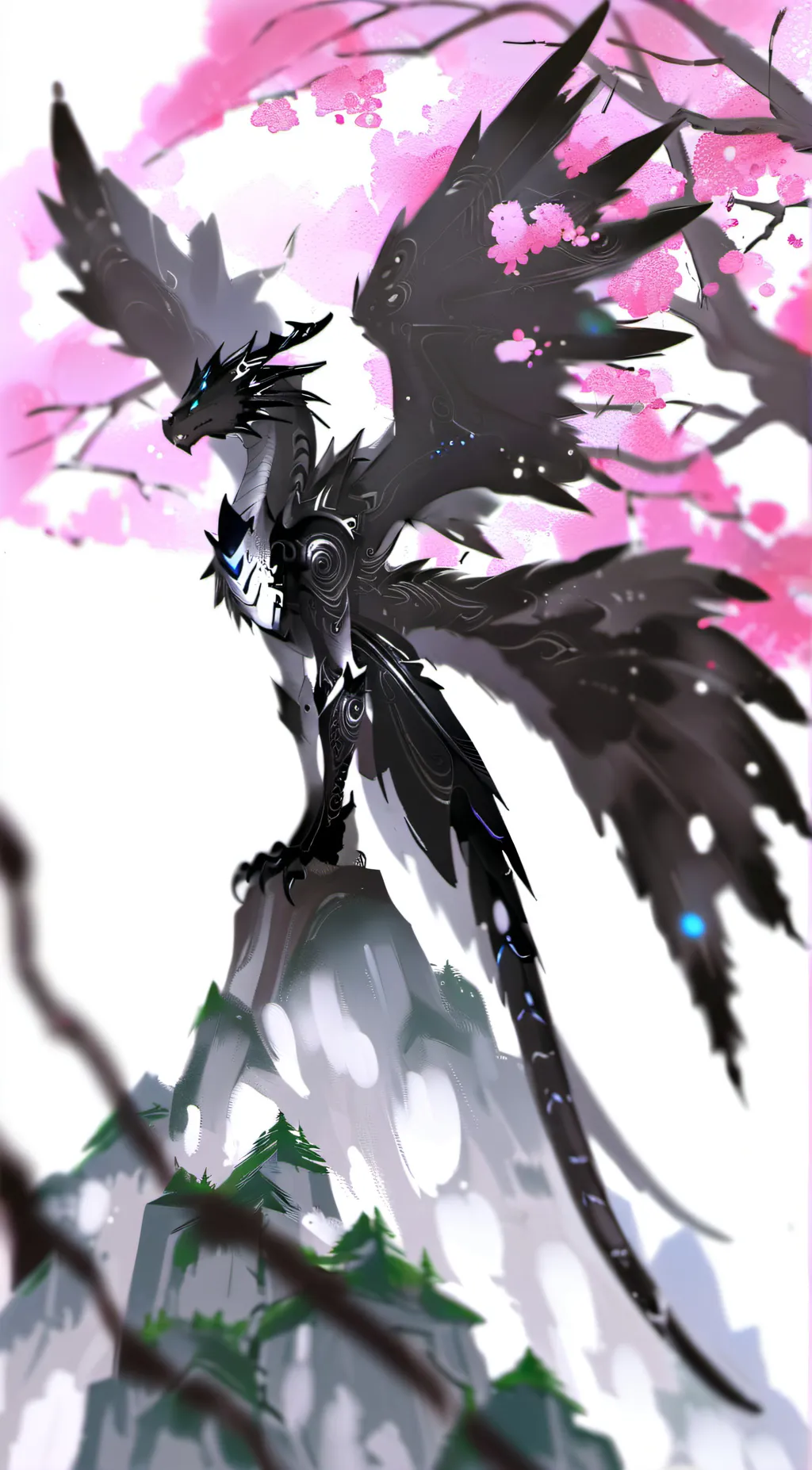 ai character: Void background