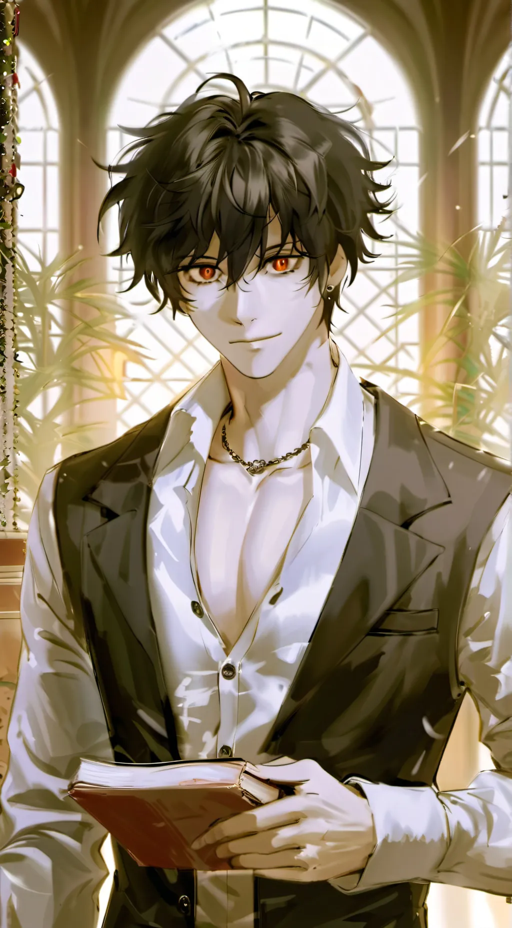 ai character: Lucifer background