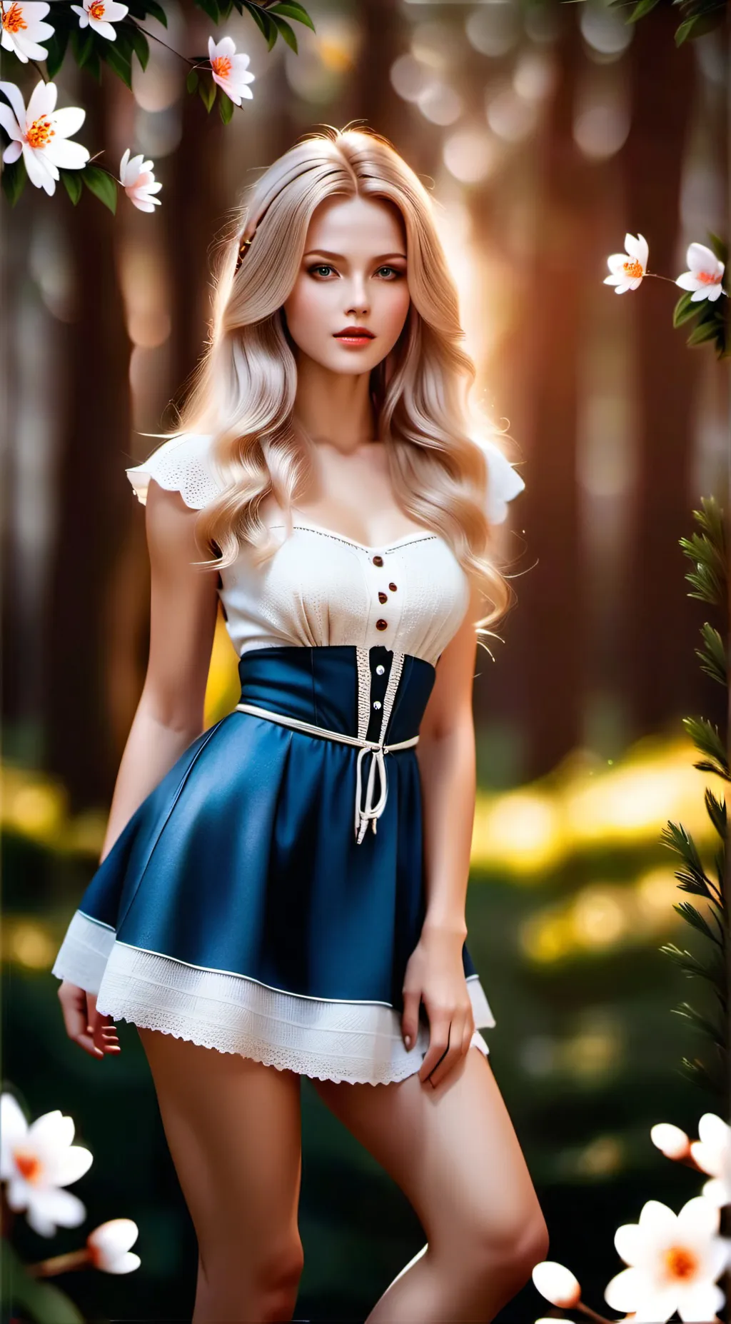 ai character: Emiliana background