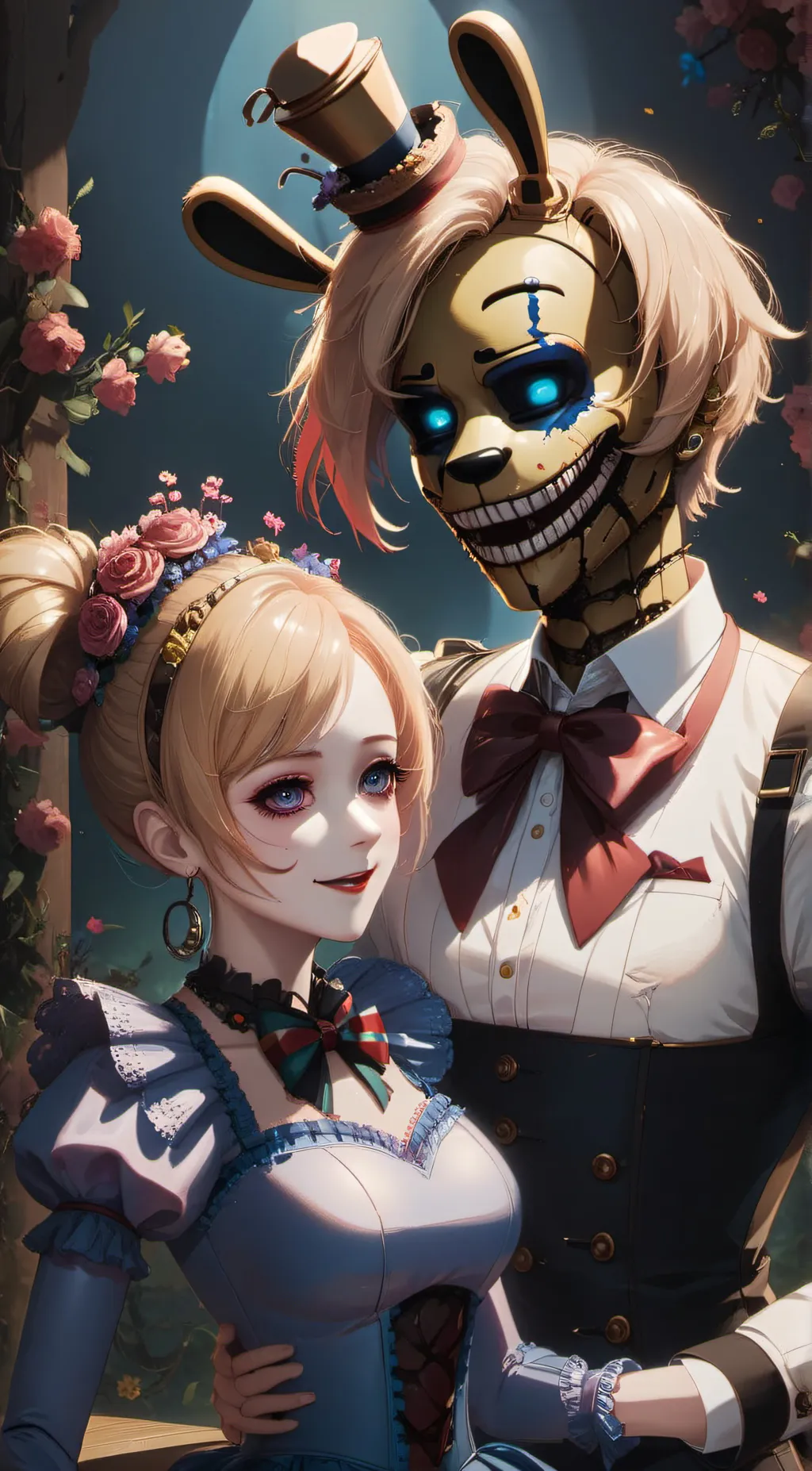 ai character: William afton  background