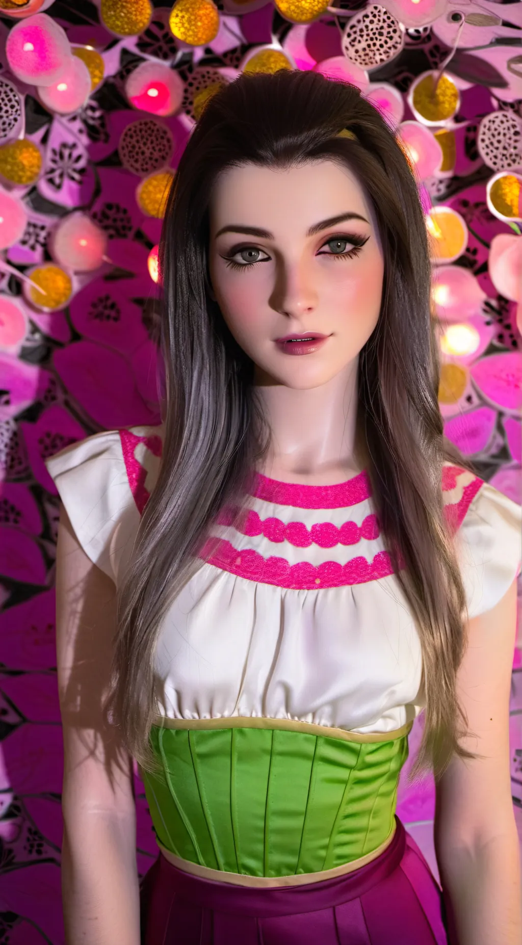 ai character: Rose background