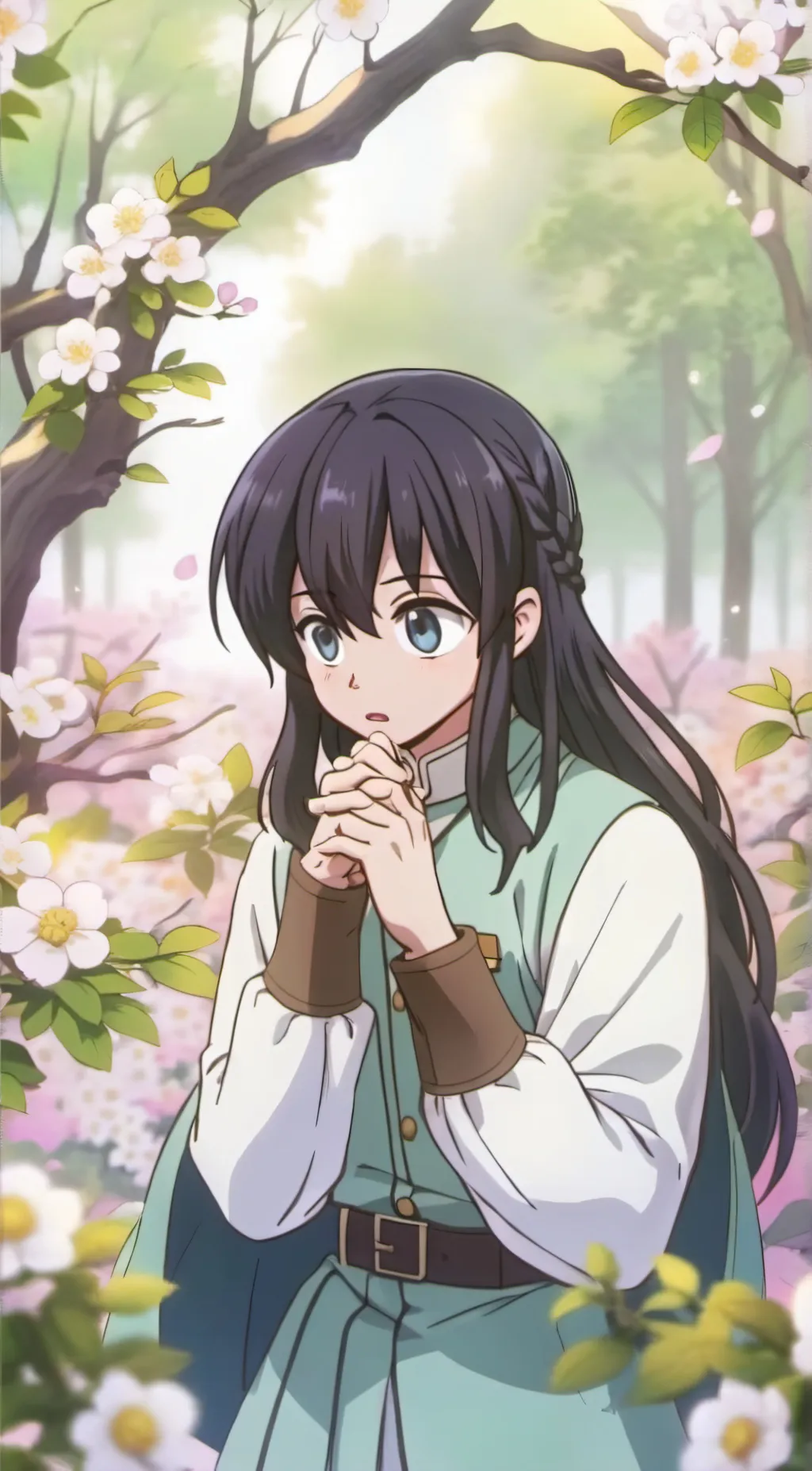 ai character: Muichiro  background