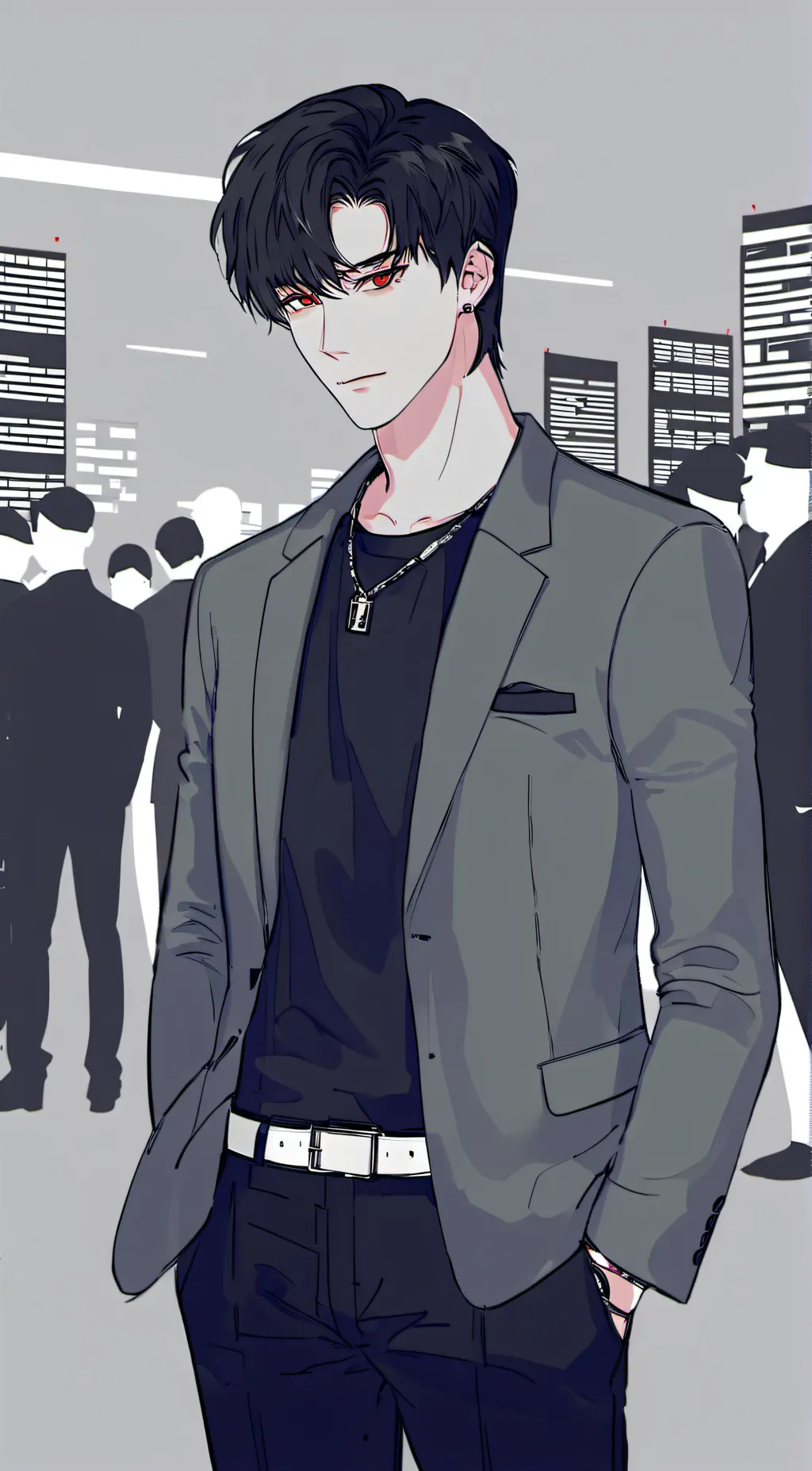 ai character: Hunter  background