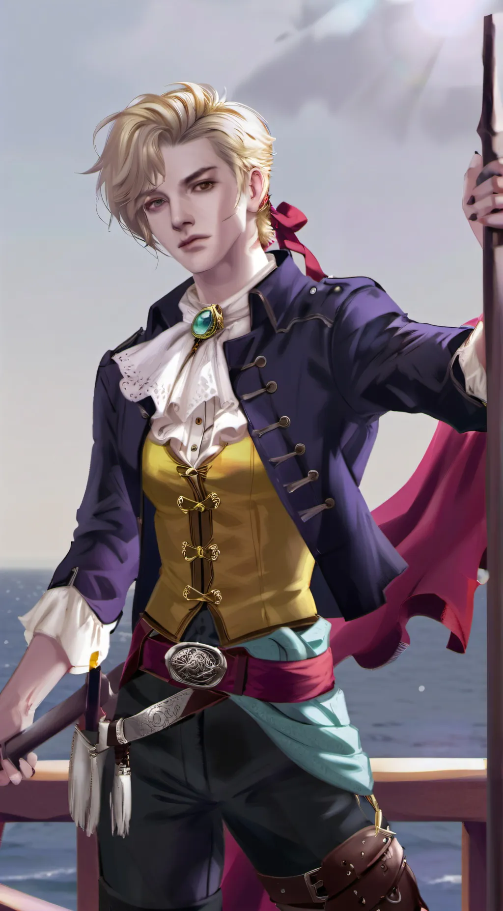 ai character: Theo background