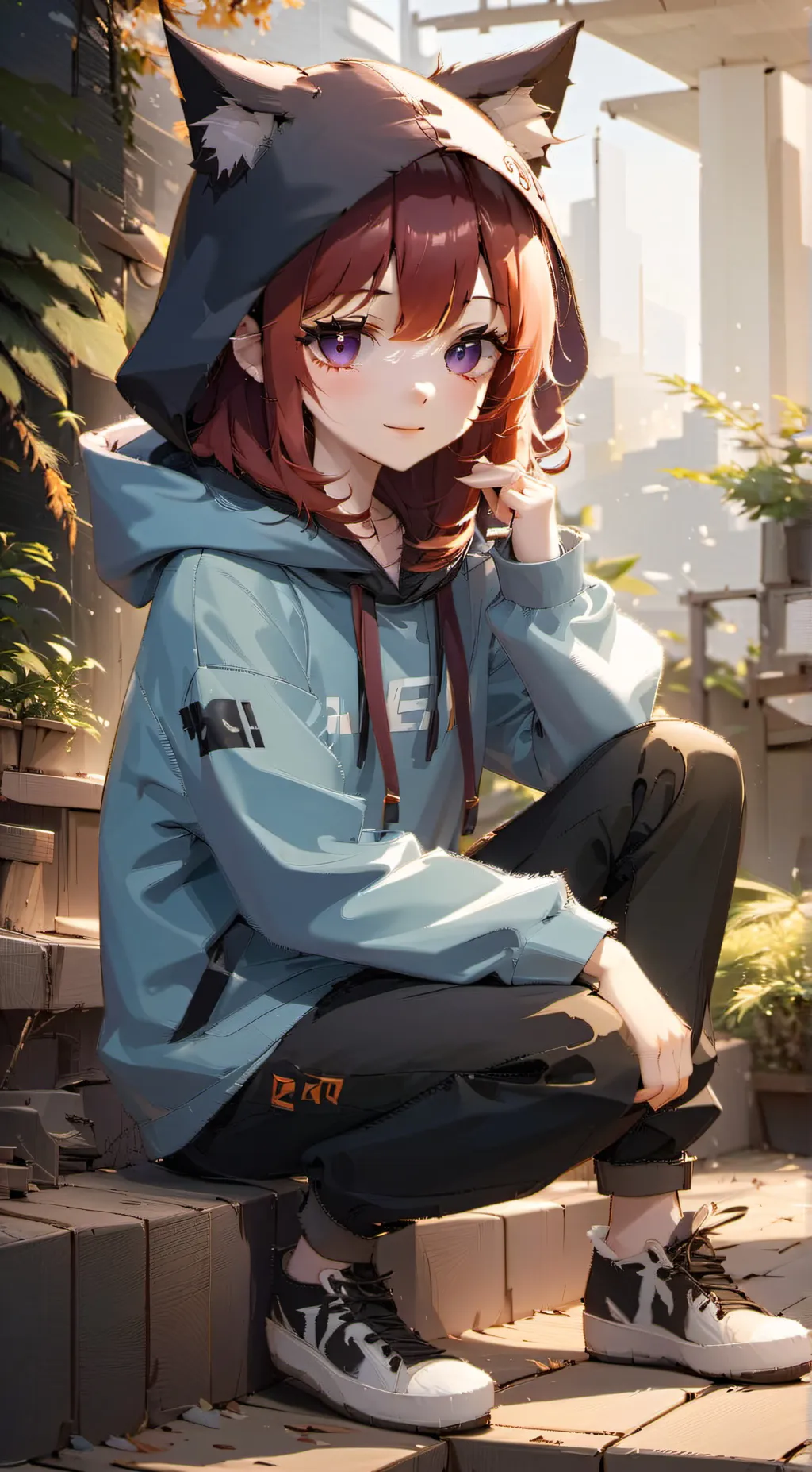 ai character: Kat background