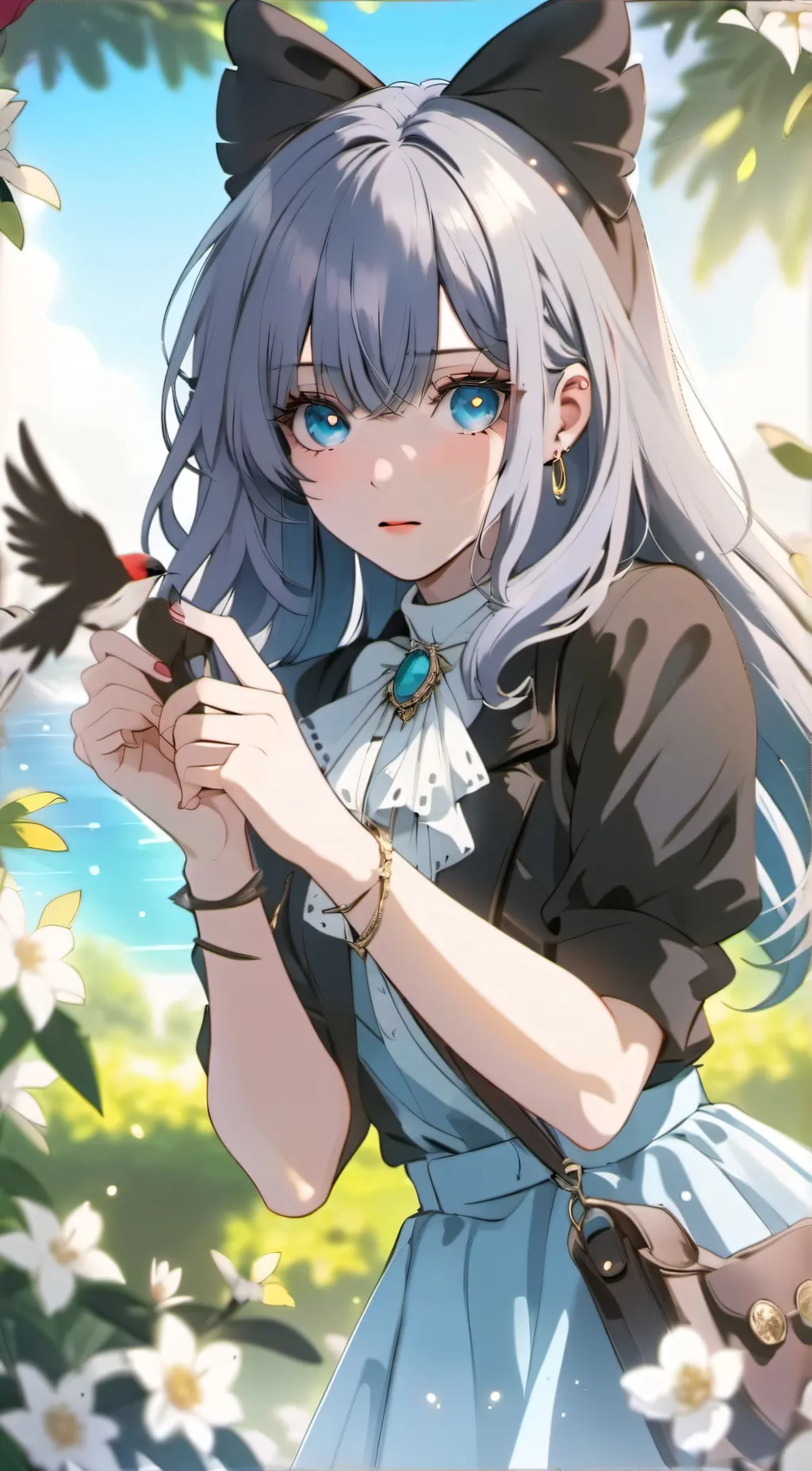 ai character: LUNA~love~ background