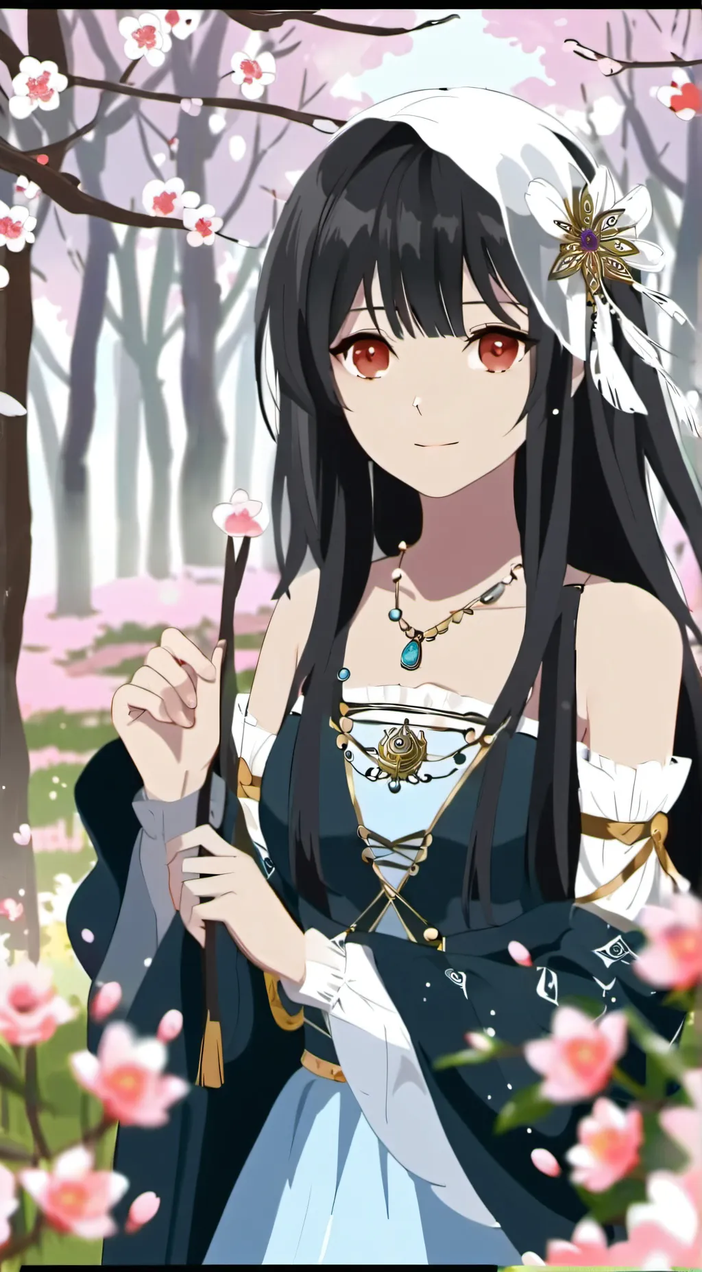 ai character: Nussaba  background