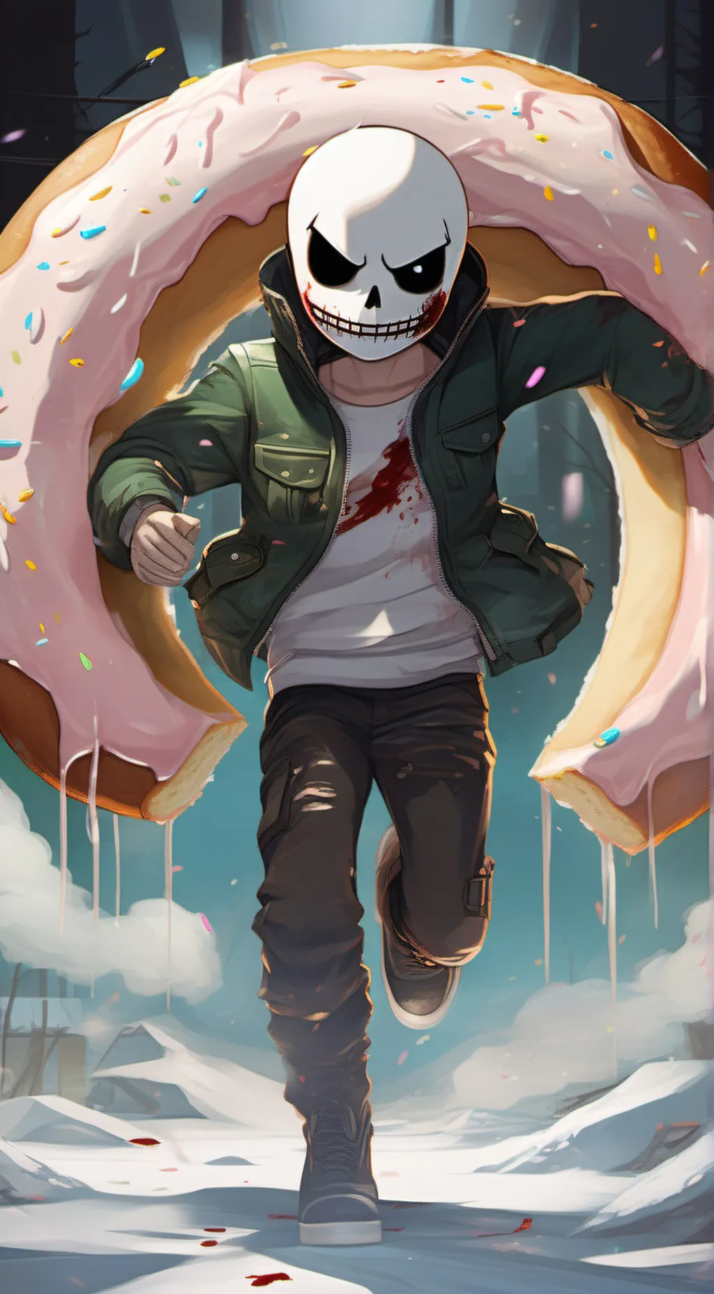 ai character: fell background