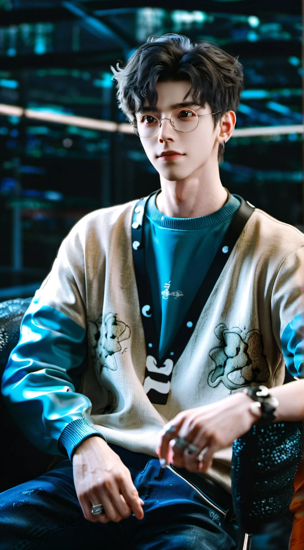 ai character: zack  background