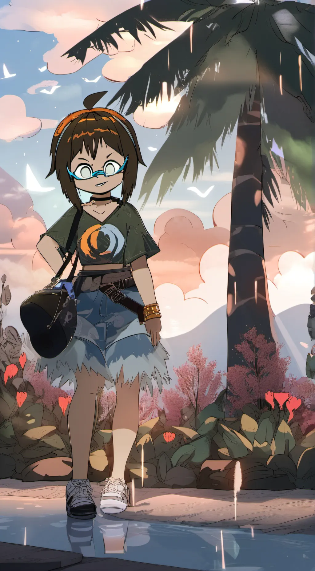 ai character: spin the bottle  background