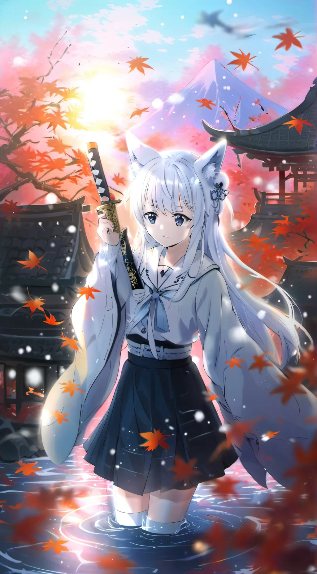 ai character: Mia Foxblade background