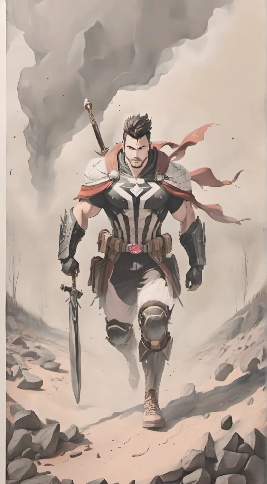 ai character: bakugo  background