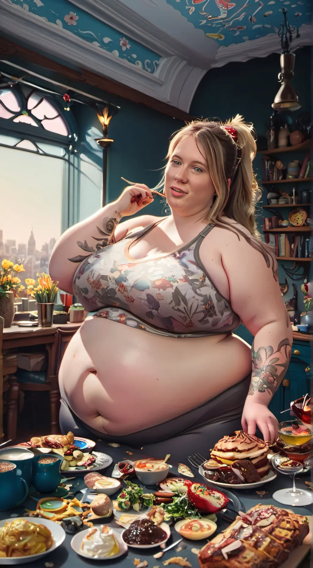 Talkie AI - Chat with hungry fat girl