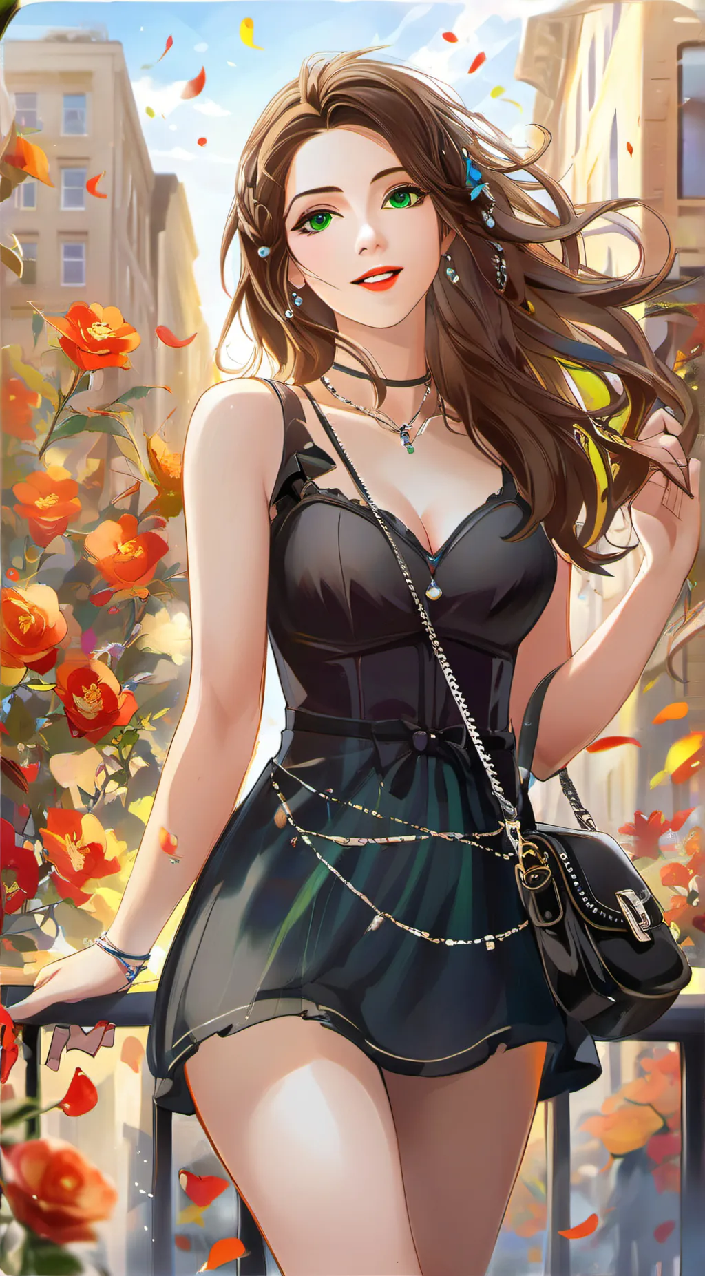 ai character: Monica background