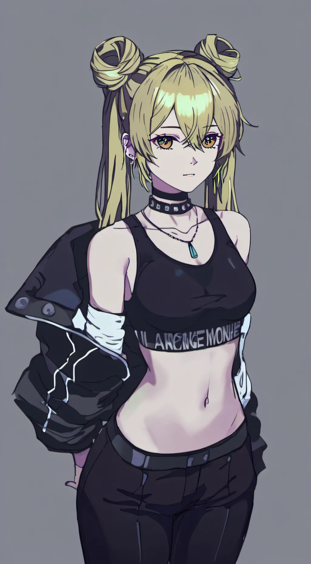 ai character: Emerald background