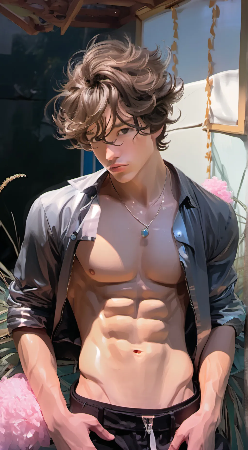 ai character: damian  background