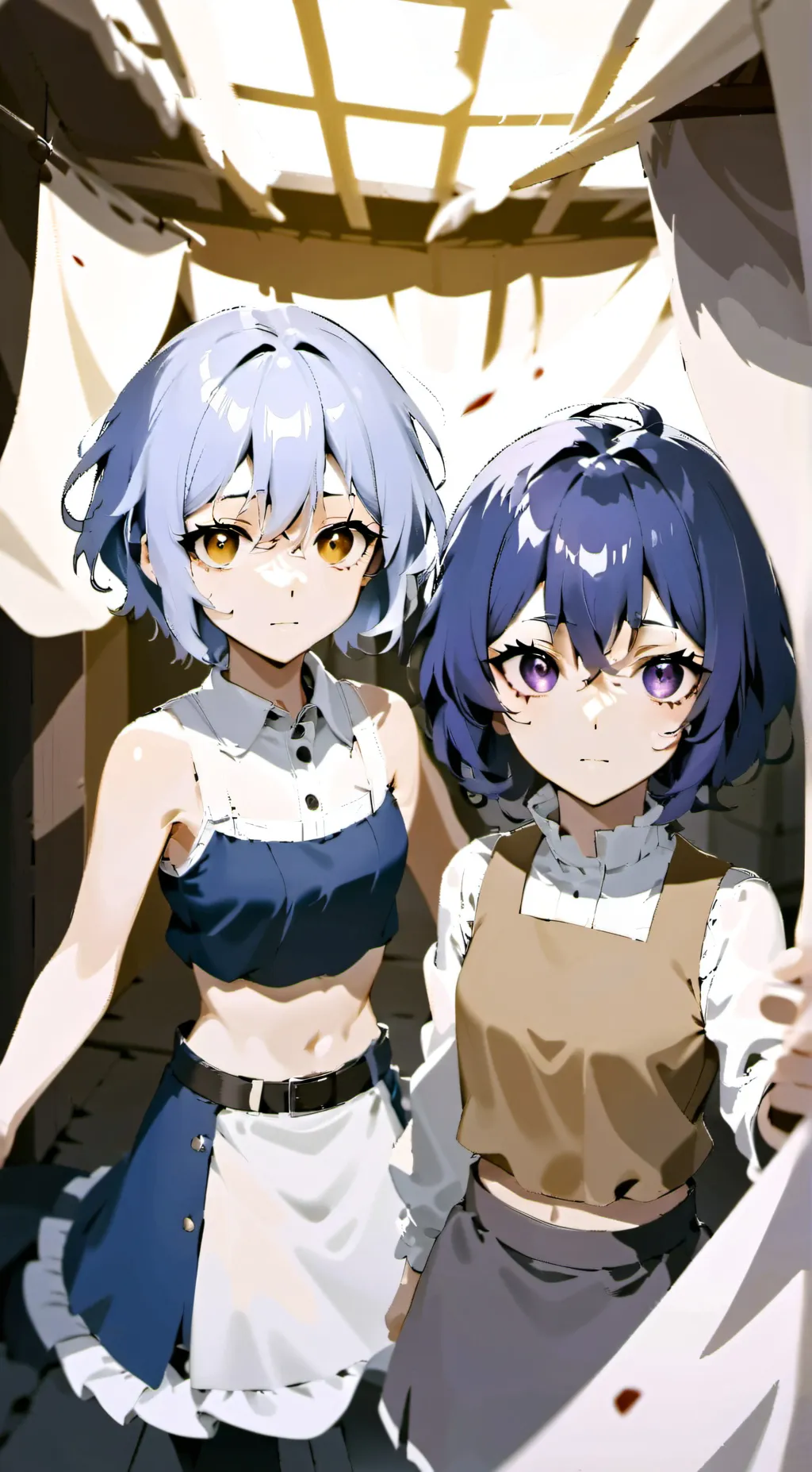 ai character: Emma and Meline background