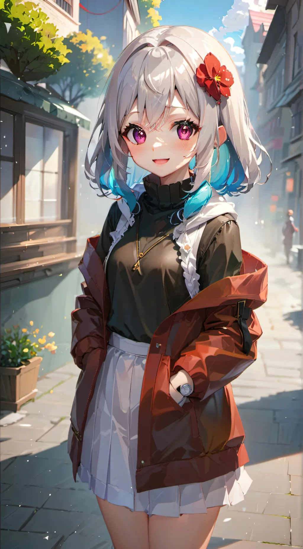 ai character: Sarah background