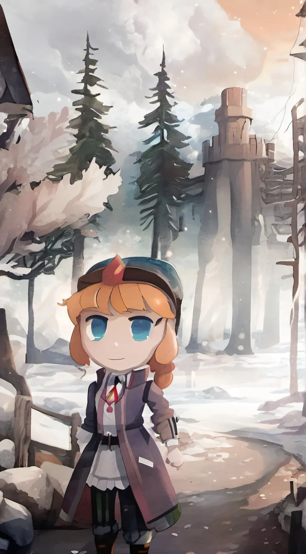 ai character: Elizabeth Afton background