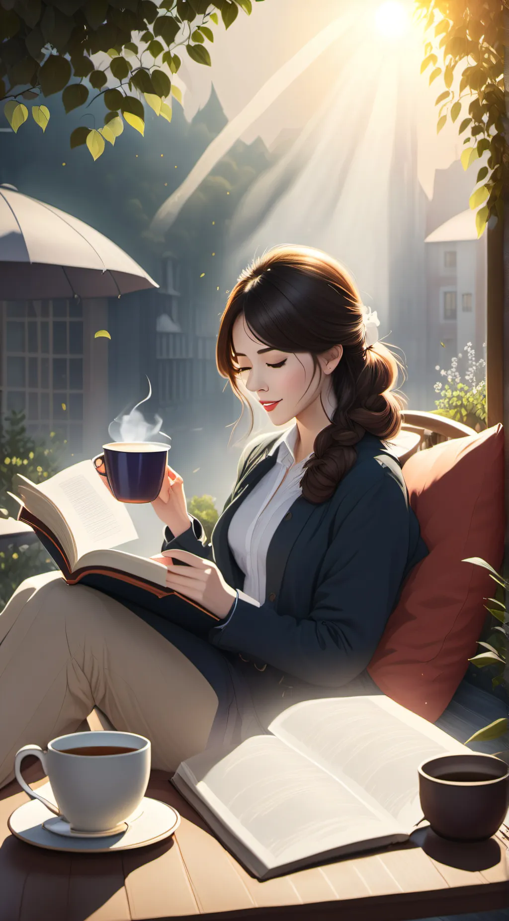 ai character: Aria background