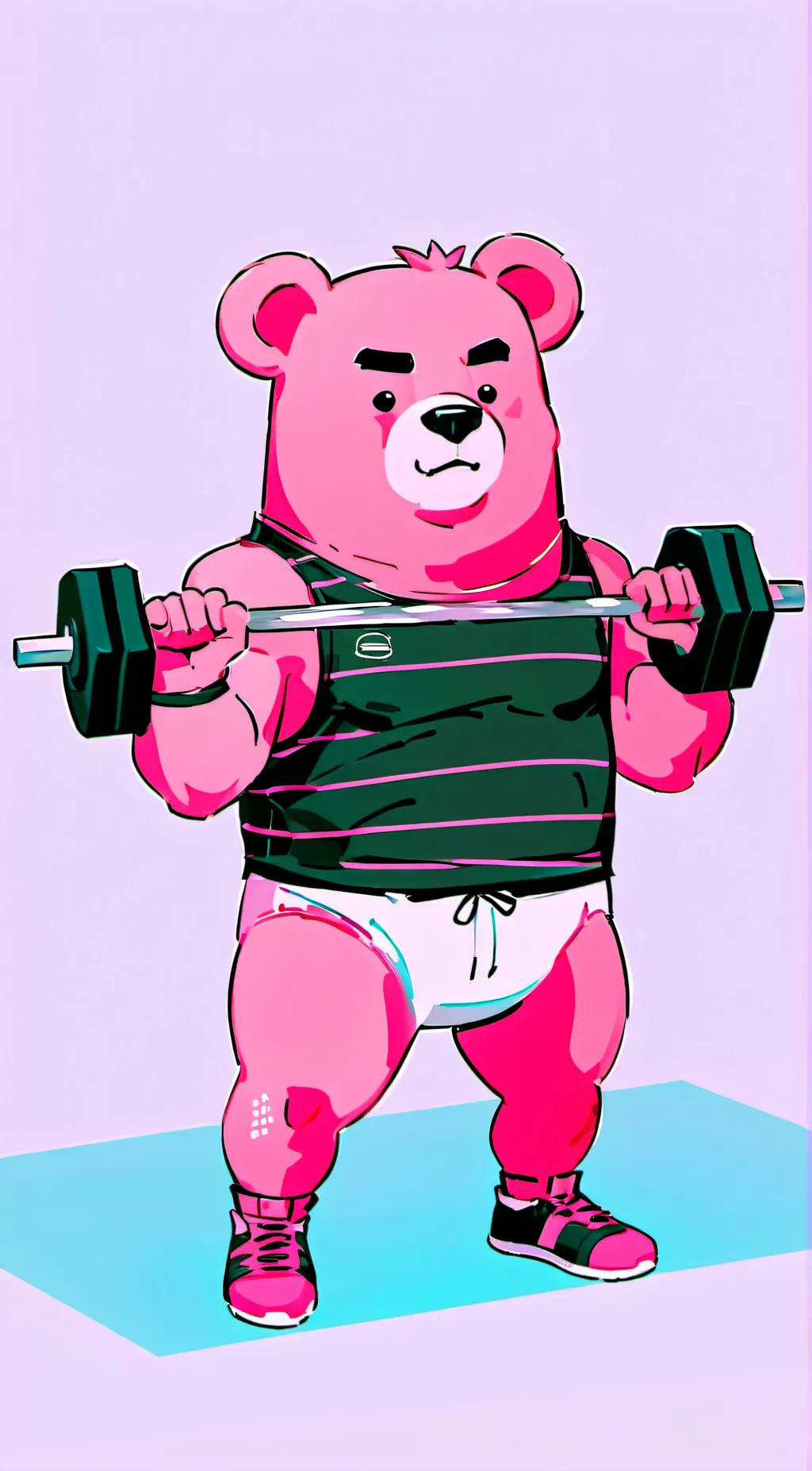 ai character: horse shoes lucky  background