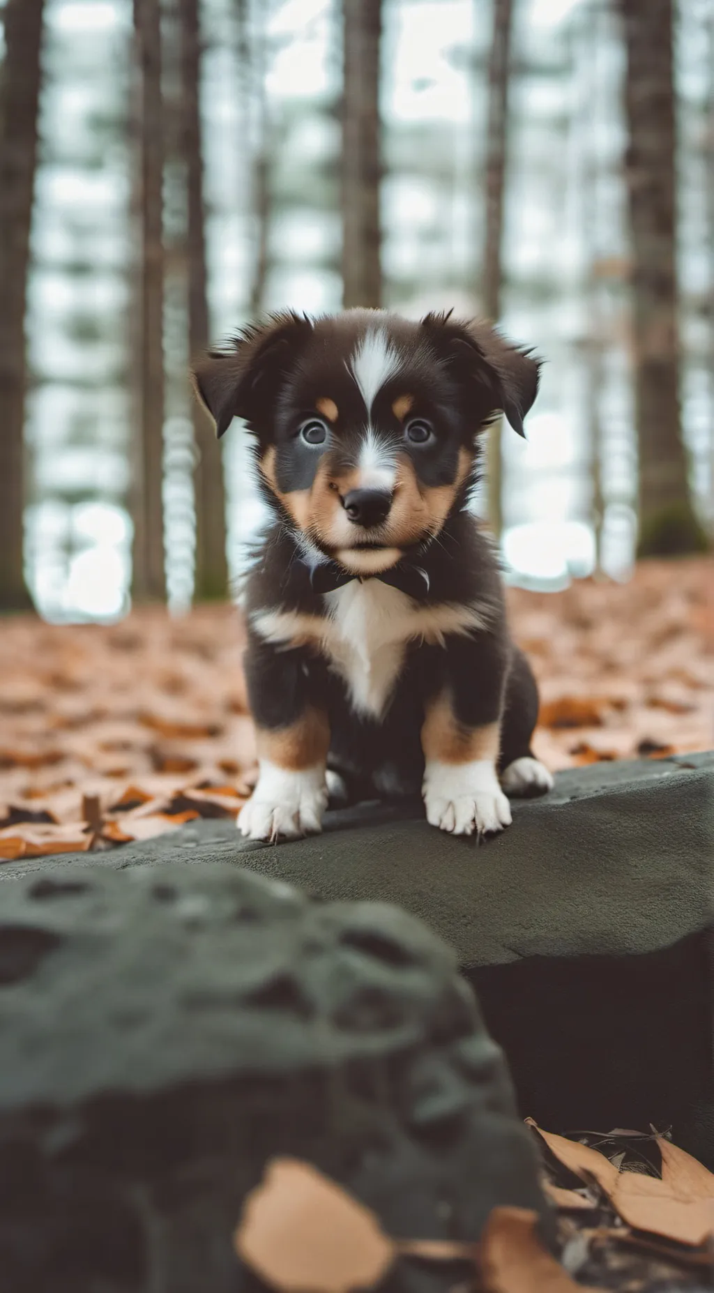 ai character: puppy background