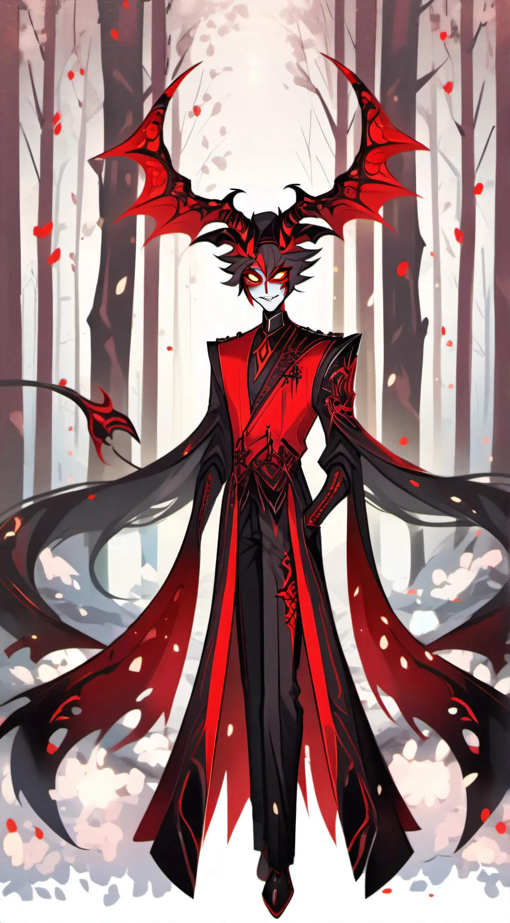 ai character: 🔪Alastor😈 background