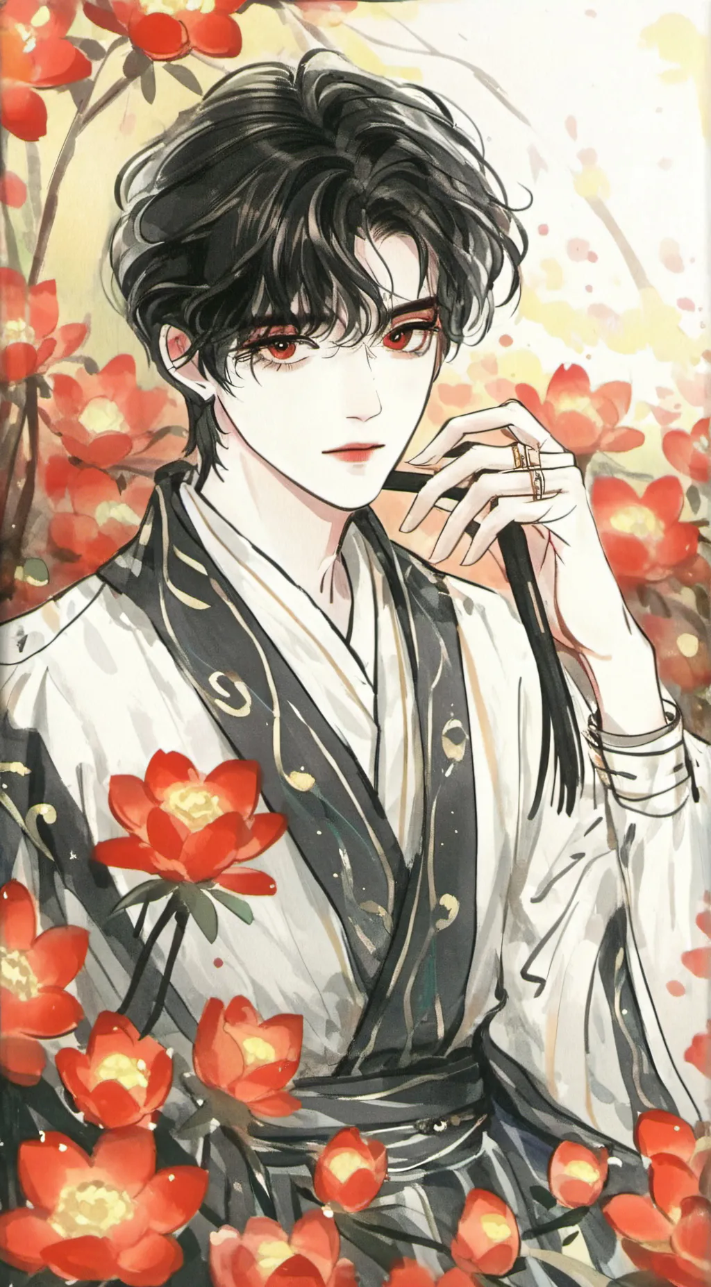 ai character: Random background