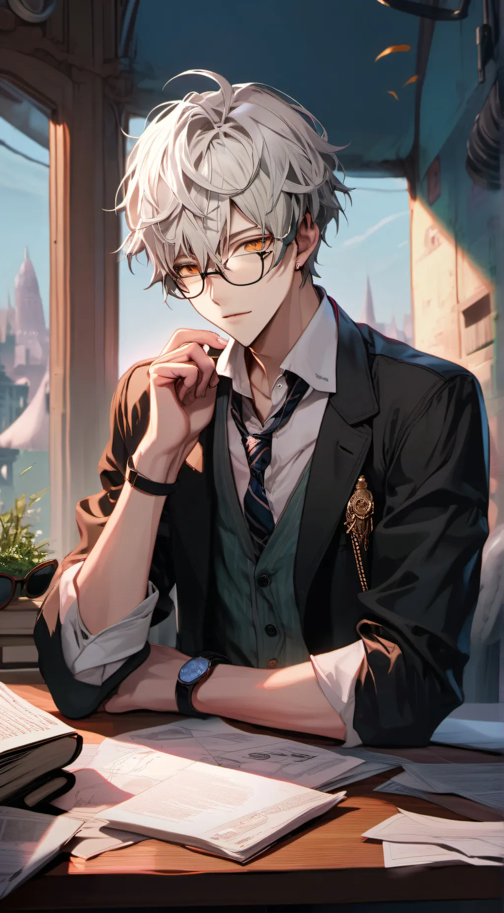 ai character: David background