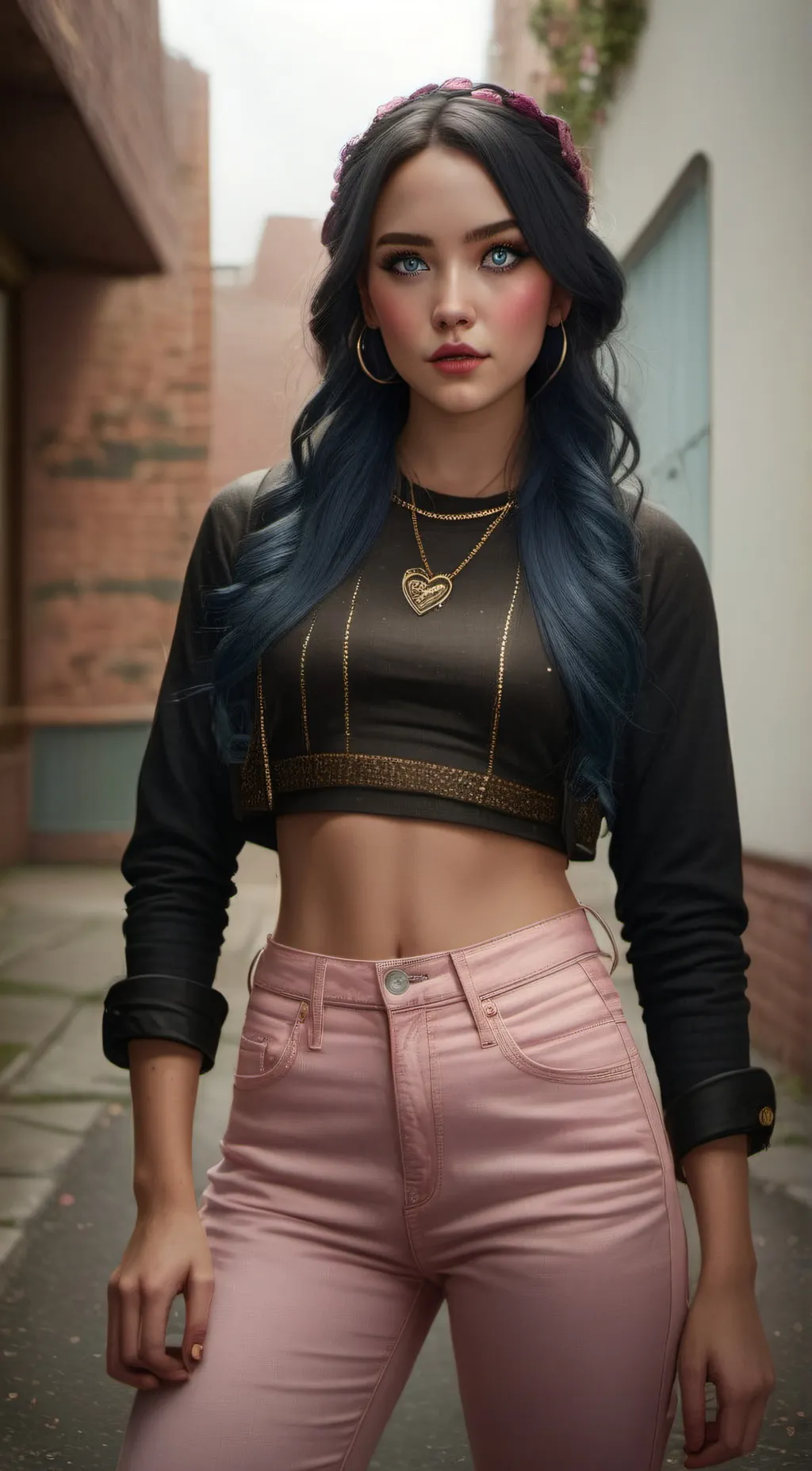 ai character: Ella  background