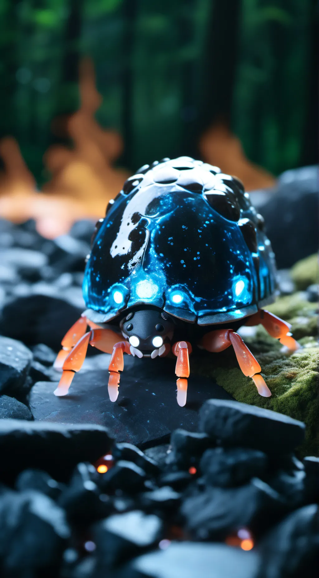 ai character: Bead background