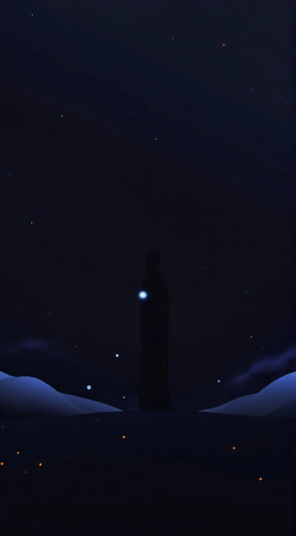 ai character: the moon 🌕 background