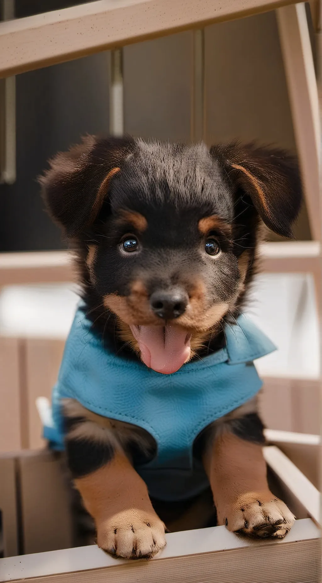 ai character: Life as police dog background