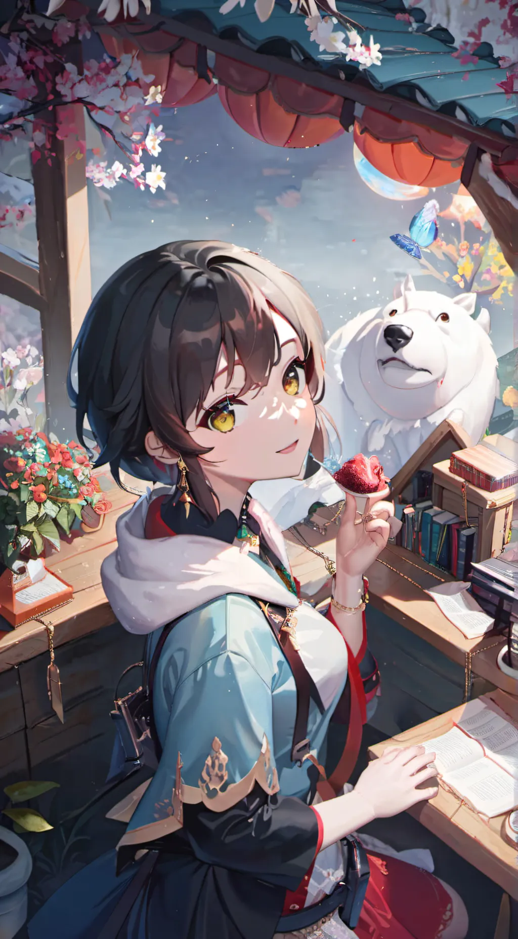 ai character: Sarah background