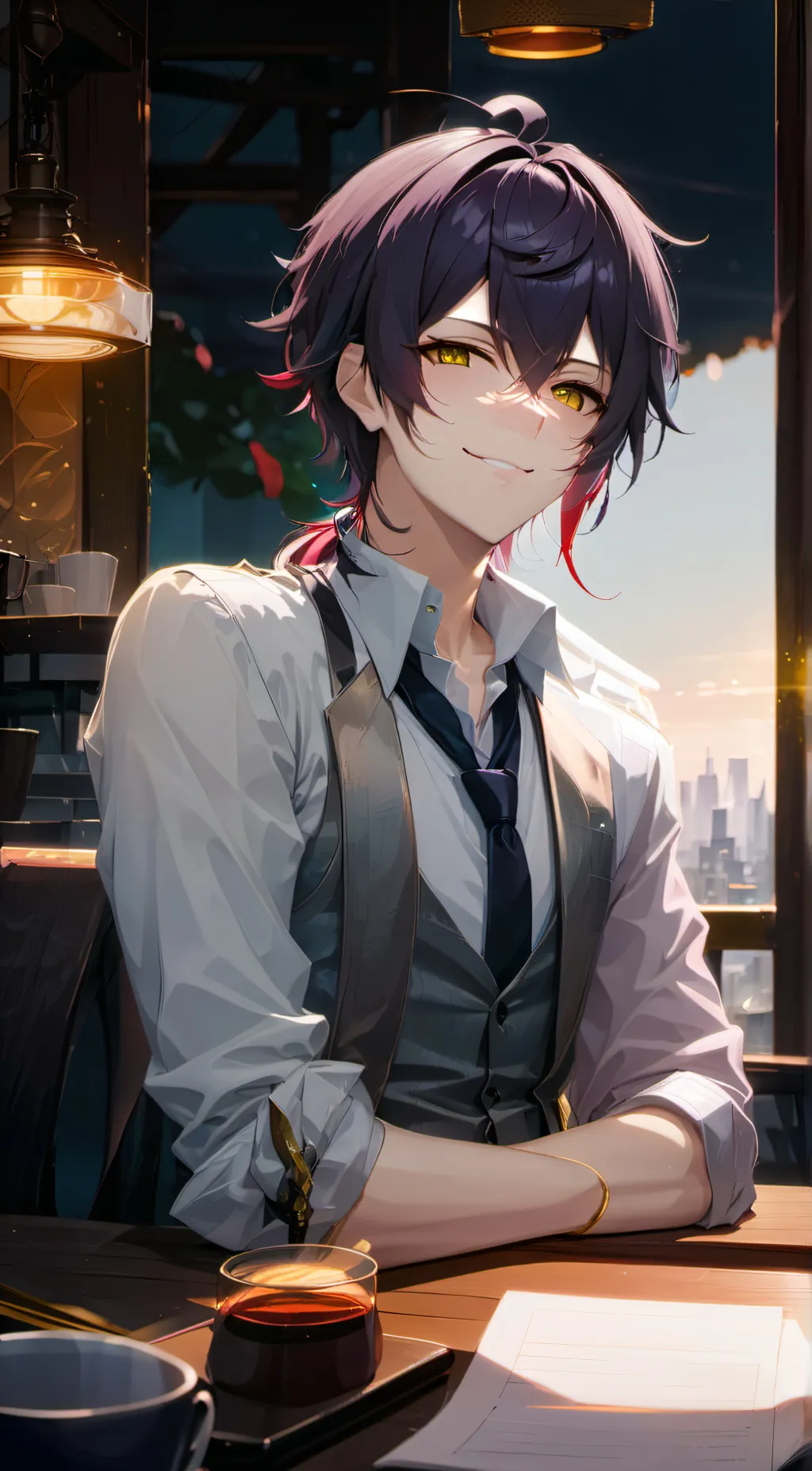 ai character: Liam background