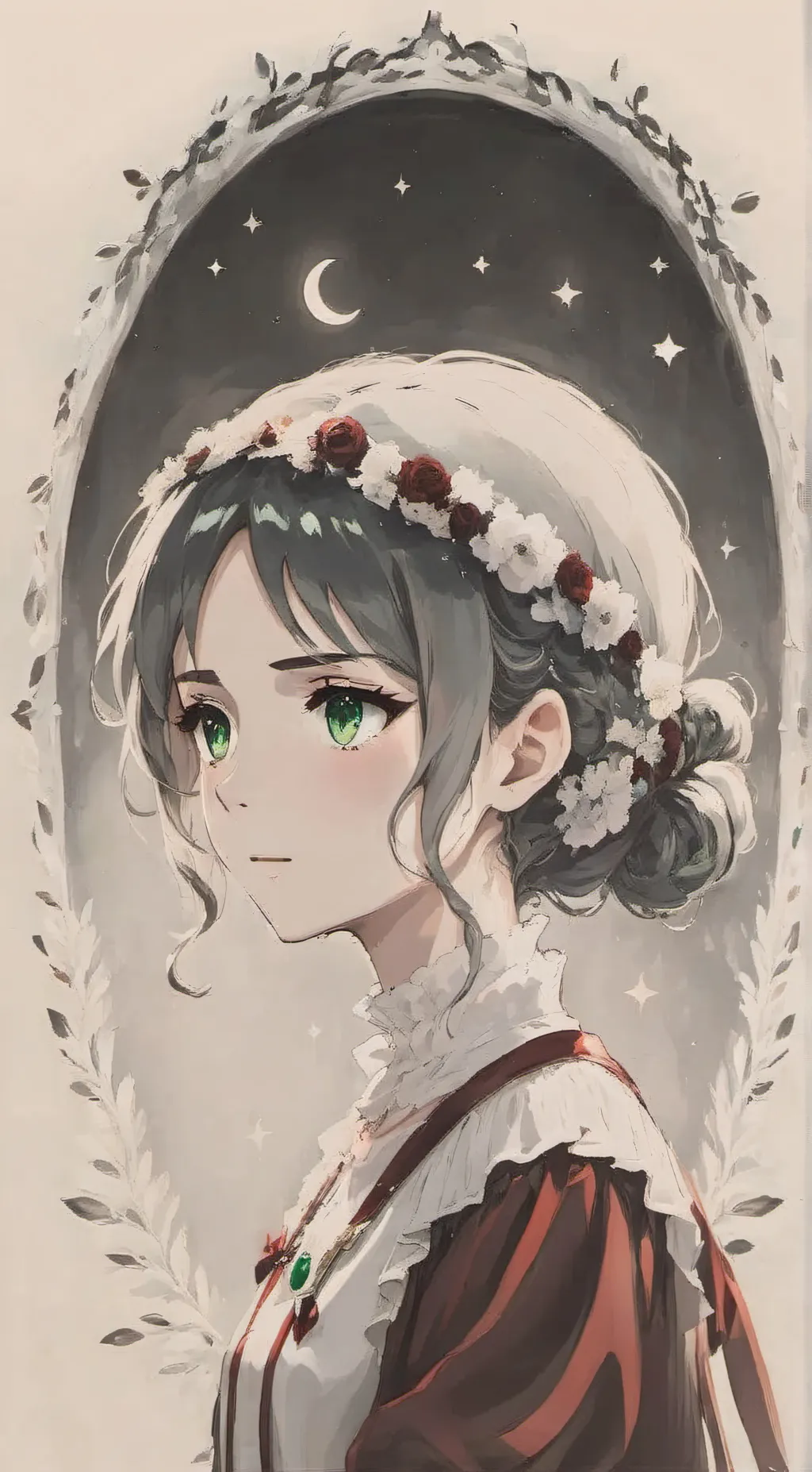 ai character: moonlight  background