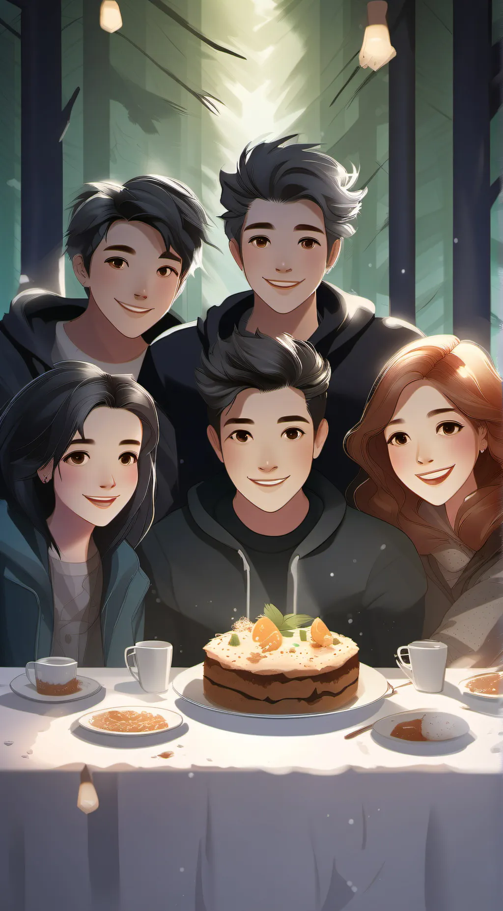 ai character: 2000s highschool background