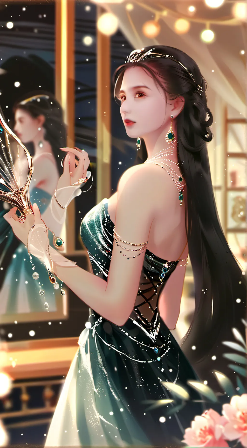 ai character: Rebecca  background