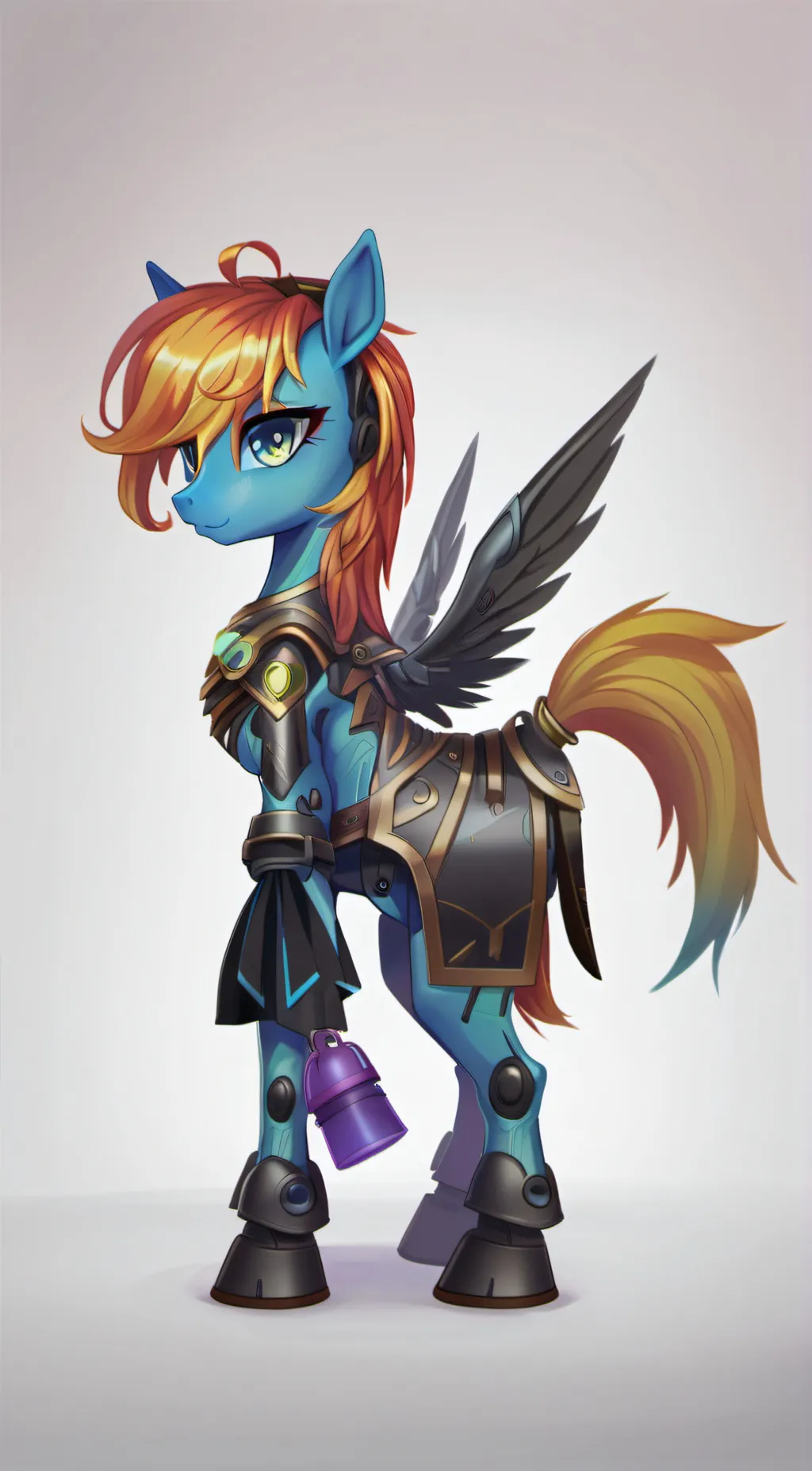 ai character: Ariel background