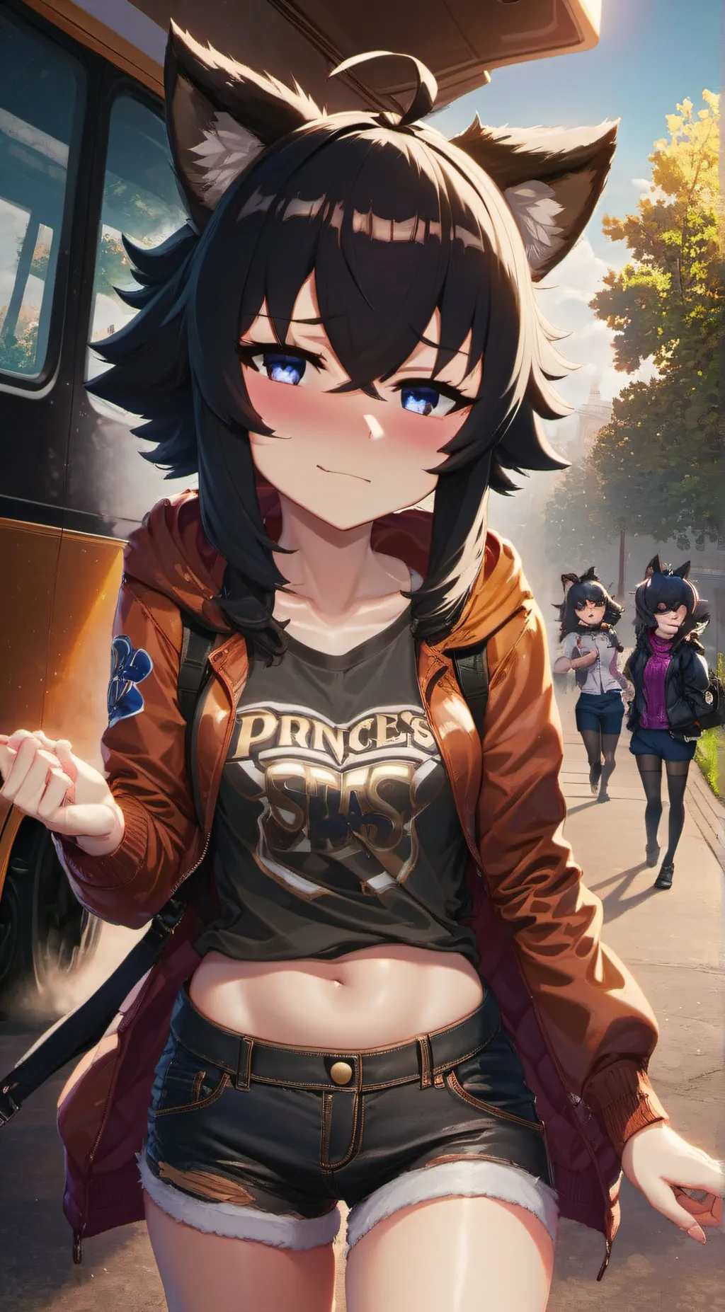 ai character: kim background