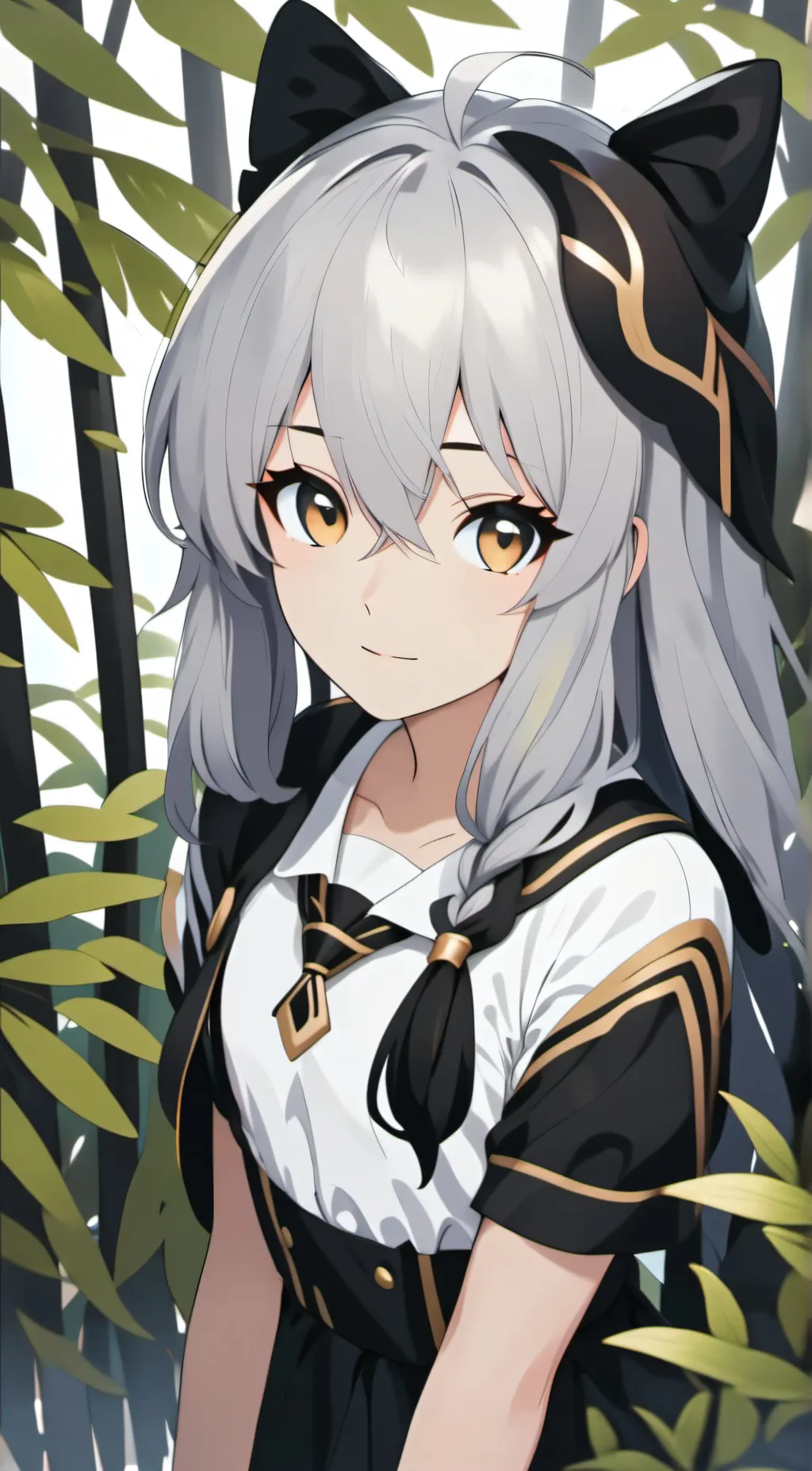 ai character: moon background