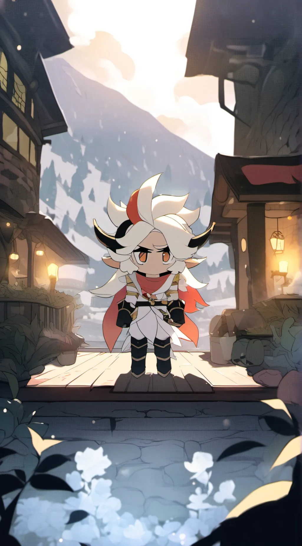 ai character: blaze background