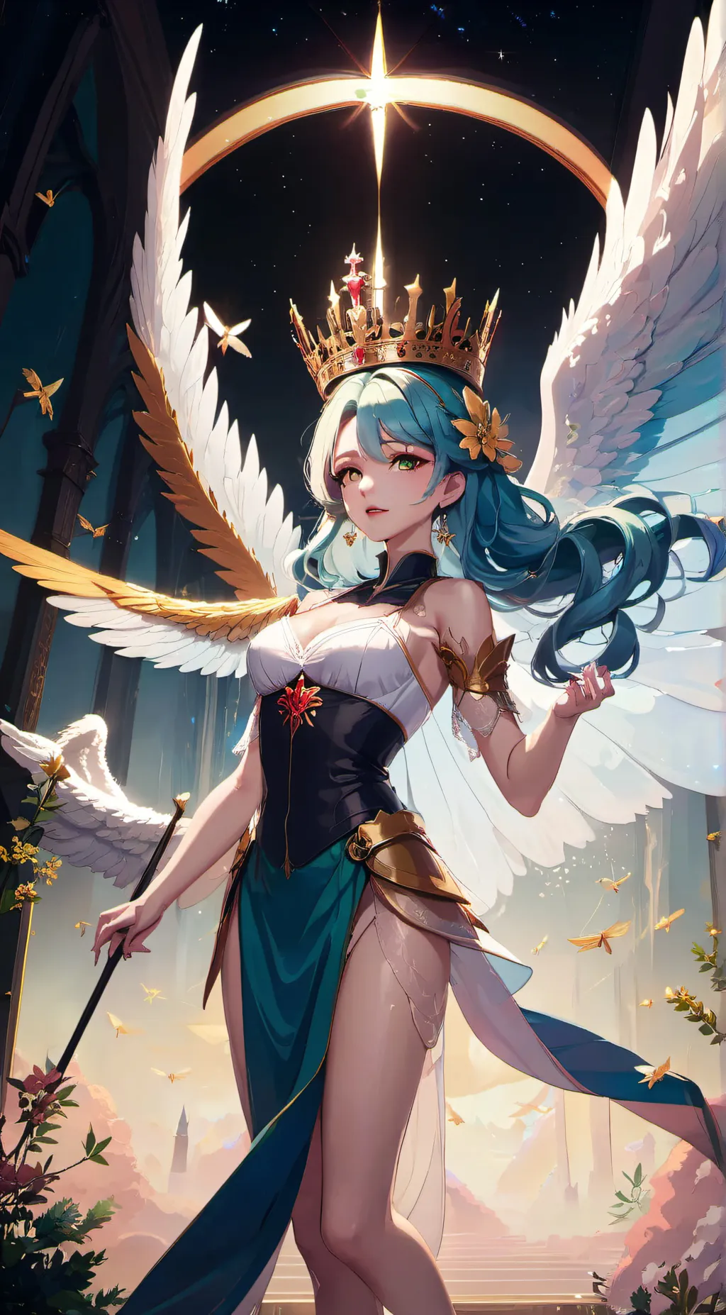 ai character: Angela background
